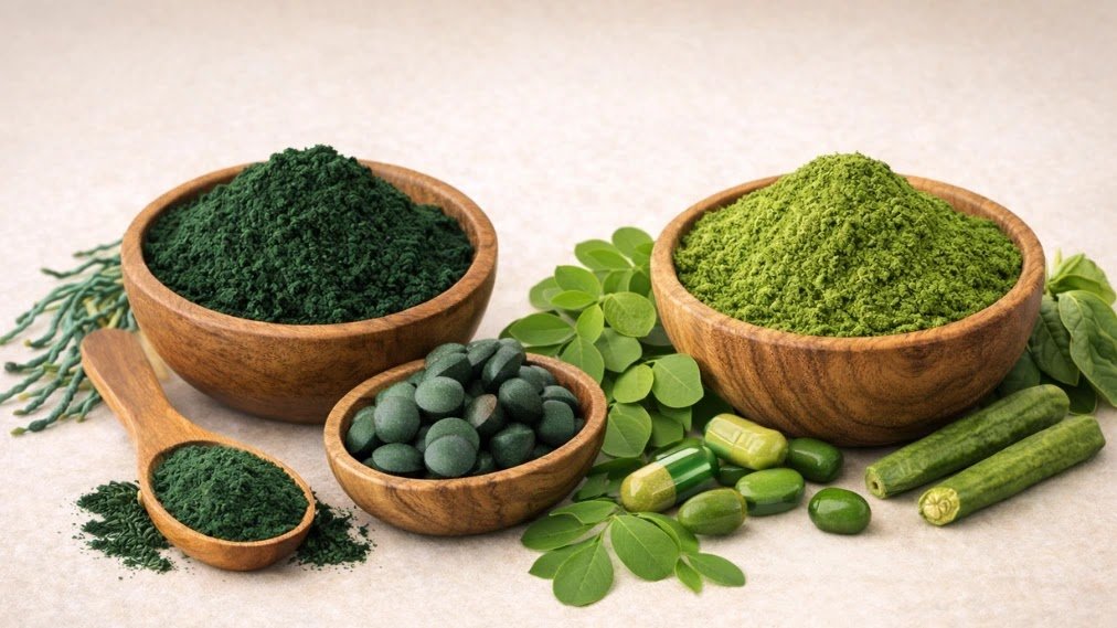 Spirulina_vs_Moringa_difference