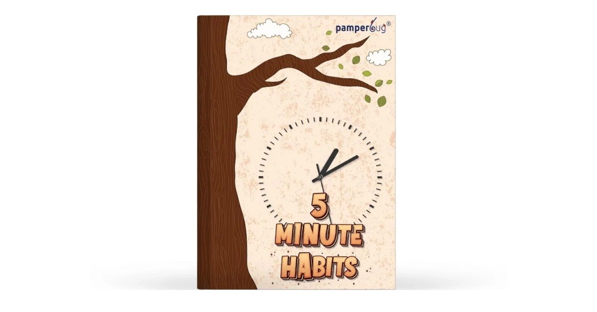 PAMPERBUG 5-Minute Habit Tracker Journal