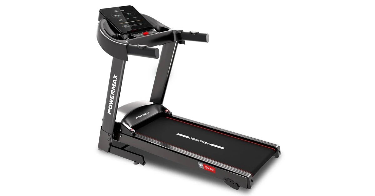 PowerMax Fitness TDM-96B 4HP DC Treadmill for Home