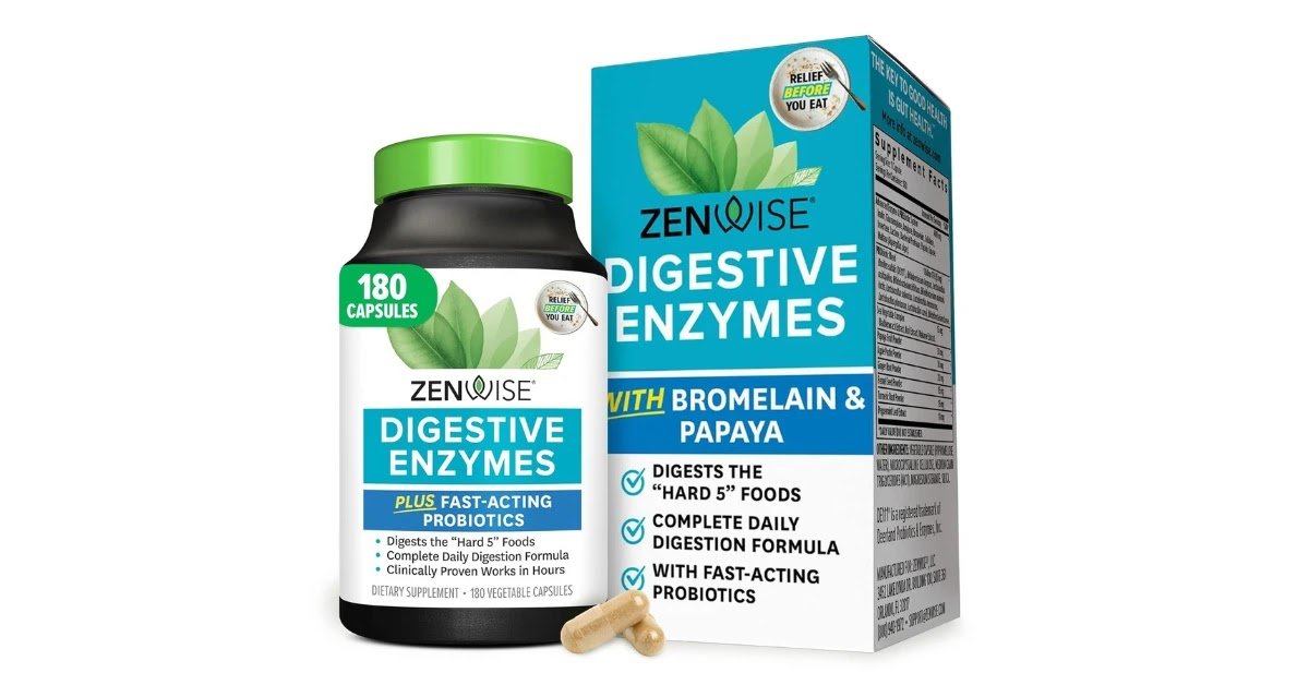 Zenwise Health Digestive Enzymes With Probiotics Zenwise Health Digestive Enzymes With Probiotics