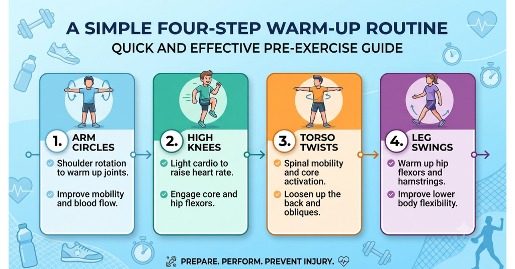 10-Minute Warm-Up Exercises Before Any Workout (No Equipment Needed) 10 minute warm up exercises before any workout (no equipment needed)1